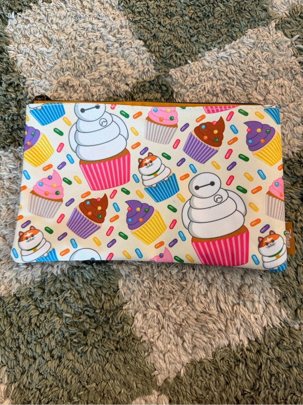 Loungefly Cute Cupcake Zip Pouch with Baymax Character